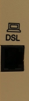 Side of DSL filter