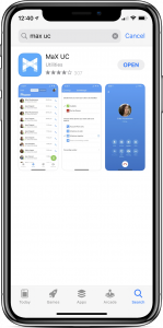 MaX UC app