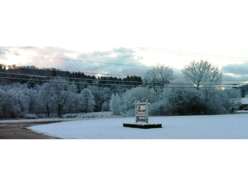 Snow at the Waitsfield office